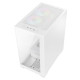 Vida Vetro White ARGB Gaming Case w/ Glass Front &amp; Side, ATX, 3x ARGB Fans, 6-Port PWM ARGB Fan Hub