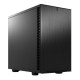 Fractal Design Define 7 Nano (Black Solid) Gaming Case, Mini ITX, 2 Fans, Sound Dampening, Ventilated PSU Shroud, USB-C, 306 mm 