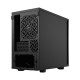 Fractal Design Define 7 Nano (Black Solid) Gaming Case, Mini ITX, 2 Fans, Sound Dampening, Ventilated PSU Shroud, USB-C, 306 mm 