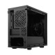 Fractal Design Define 7 Nano (Black Solid) Gaming Case, Mini ITX, 2 Fans, Sound Dampening, Ventilated PSU Shroud, USB-C, 306 mm 