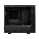 Fractal Design Define 7 Nano (Black Solid) Gaming Case, Mini ITX, 2 Fans, Sound Dampening, Ventilated PSU Shroud, USB-C, 306 mm 