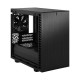 Fractal Design Define 7 Nano (Black Solid) Gaming Case, Mini ITX, 2 Fans, Sound Dampening, Ventilated PSU Shroud, USB-C, 306 mm 