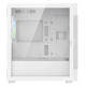 Vida Zephyr White ARGB Gaming Case w/ Glass Window, Micro ATX, 4x ARGB Fans, Mesh Front