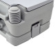 10L Portable Travel Toilet Outdoor Camping Picnic with 2 Detachable Tanks &amp; Push-button Operation, Grey