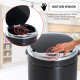 50L Sensor Bin for Kitchen Waste Automatic Dustbin Motion Detection Dustbin  Stainless Steel Rubbish Can with Bucket, Black