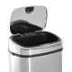 68L Sensor Dustbin Stainless Steel Automatic Kitchen Waste Bin Silver