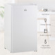 91 Litre Freestanding Under Counter Fridge Freezer with Chiller Box, Reversible Door, Adjustable Thermostat, 47.5cm Wide, Noise 