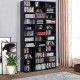 1116 CD/ 528 DVD Storage Shelf Rack Media Storage Unit Shelves Racks Wooden Display Unit with 10 Adjustable Shelves, Black