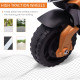 Kids Electric Motorbike 6V Ride on Motorcycle Vehicle w/ Lights Horn Sounds for 1.5-4 Years Old Orange