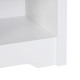 Bedside Table, Nightstand with Drawer and Open Shelf, End Table for Living room, Bedroom, Set of 2, White