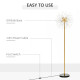 160cm Dandelion-Crystallite Floor Lamp, with Foot Switch