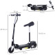 Outdoor Ride On Powered Scooter Sporting Toy 120W Motor Bike 2 x 12V Battery - Black