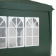 Outsunny 3 x 6m Pop-Up Gazebo, with Curtain Walls and Windows - Dark Green