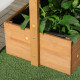 Outsunny 80cm x 45cm x 142cm 4-Tier Raised Garden Bed, Fir Wood Vertical Planter Box, Freestanding Elevated Plant Stand for Indo