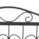 Outsunny Decorative Garden Fencing, 4PCs Outdoor Picket Fence Panels, Rustproof Metal Wire Landscape Flower Bed Border Edging An