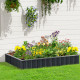 Outsunny 645L Metal Raised Garden Bed, DIY Large Steel Planter Box, No Bottom w/ A Pairs of Glove for Backyard, Patio to Grow Ve