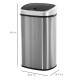 Stainless Steel Kitchen Sensor Dustbin Automatic Touchless Rubbish Garbage Waste Bin 58L Silver