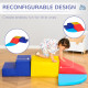 Soft Play 4-piece Climb and Crawl Foam Toddler Stairs and Ramp Colorful Children&#039;s Educational Software Activity Toys for Baby P