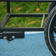 65L Steel Frame Bike Trailer Storage Box - Black