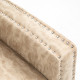 Chesterfield-Style Reclining Armchair - Beige