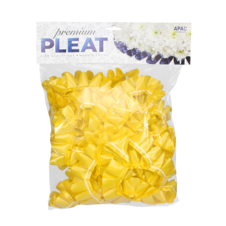 Premium Daffodil Pleat Ribbon (50mm x 10m)