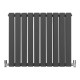 Designer Flat Panel Radiators Anthracite Grey 600mm x 700mm