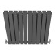 Designer Flat Panel Radiators Anthracite Grey 600mm x 700mm