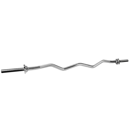 4ft Spinlock EZ Curl Barbell Weight Bar