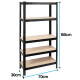 Boltless Garage Shelving Rack