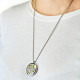 Aromatherapy Diffuser Necklace - Diamonds Heart 30mm