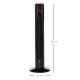 38&#039;&#039; Freestanding Tower Fan, 3 Speed 3 Mode, 12h Timer, 70 Degree Oscillation, LED Panel, 5M Remote Controller, Black