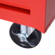 DURHAND Roller Tool Cabinet Storage Chest Box 7 Drawers Roll Wheels Garage Workshop Red