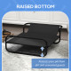 PawHut Raised Pet Bed with Slope Headrest, Washable Breathable Mesh, Foot Pads, for Small Dogs, 80 x 59 x 26cm