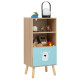 3-Tier Wood Kids Storage Shelf with Storage Drawer