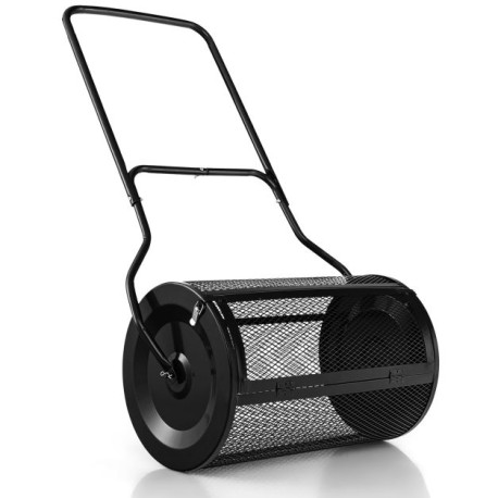 27 Inch Compost Spreader with Upgrade U-shaped Handle