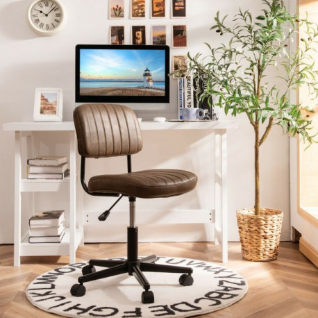 Adjustable Ergonomic Leisure Chair with PU Leather