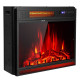 64cm Electric Fireplace Wall Mounted with Remote and Thermostat