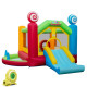 Inflatable Bounce Castle with Slide and 680W Blower