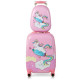 2 Pieces Kids Luggage Set with Spinner Wheels and Unicorn Graphic