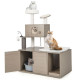 Cat Tree with Litter Box Enclosure