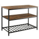 3-Tier Kitchen Shelf with Large Worktop and Metal Frame and Adjustable Pads