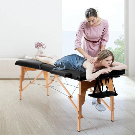 Portable Folding Massage Table with Headrest