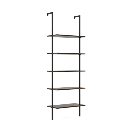 5-Tier Ladder Shelf with Steel Frame for Living Room Bedroom Office