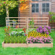 Raised Garden Bed with 3 Trellis and 2 Planter Boxes