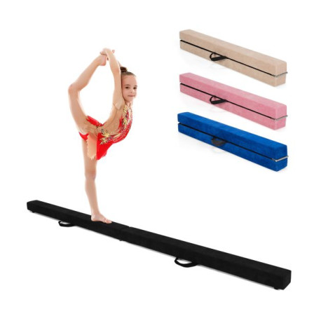 Portable Folding Gymnastic Beam with Carrying Handles