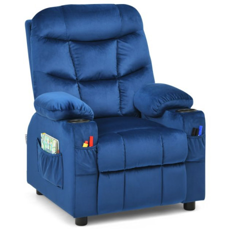 Adjustable Larger Kids Lounge Recliner Chair with 2 Cup Holders