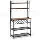 6-Tier Kitchen Baker’s Rack with Wine Storage