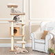 179 cm Tall Wooden Cat Tree with Sisal Scratching Posts