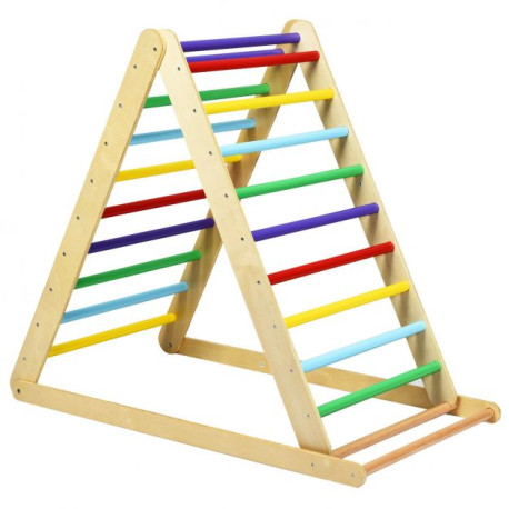 Wooden Climbing Ladder with Ramp for Kindergarten or Home