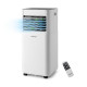 9000 BTU 3-in-1 Portable Air Conditioner with Fan and Dehumidifier Mode